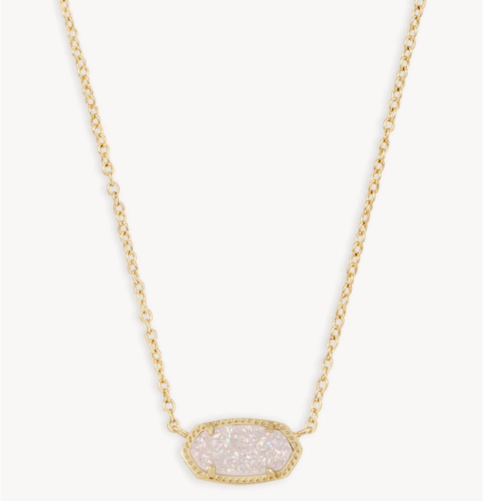 Kendra Scott Elisa Necklace Iridescent Drusy
